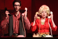 Seymour, played by Cooper Schneider, and Audrey, played by Irene Phillips, sing "Call Back in the Morning"   in the Wauwatosa West Trojan Player production of "Little Shop of Horrors." Show dates are March 31, April 1, 6,7 and 8 at 7 p.m., and a 2 p.m. show on April 2.